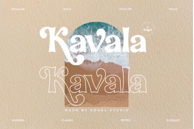 Kavala | Unique Sans Serif