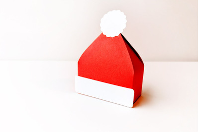 Santa Hat Gift Box | SVG | PNG | DXF | EPS