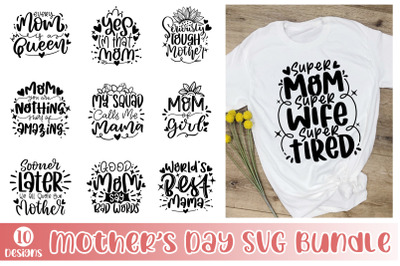 Mother&#039;s Day Quotes SVG Bundle Vol 2
