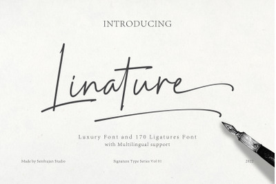 Linature - Signature Font