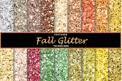 Fall Glitter, Glitter Autumn Color, Fall