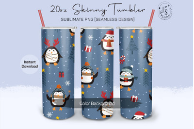 Christmas Penguin 20oz Tumbler Sublimation