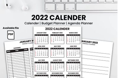 2022 Calender and Planner