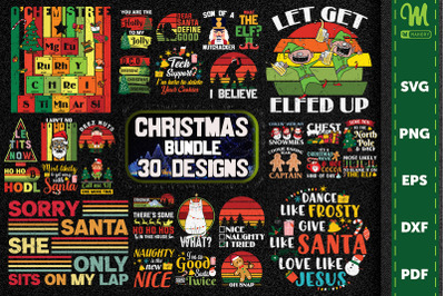 Christmas Bundle-30 Designs-211123