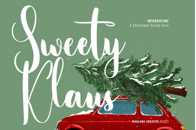 Sweety Klaus Script Font