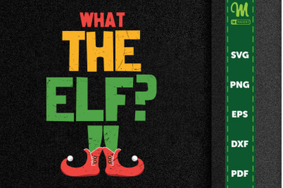 Merry Christmas Design What The Elf