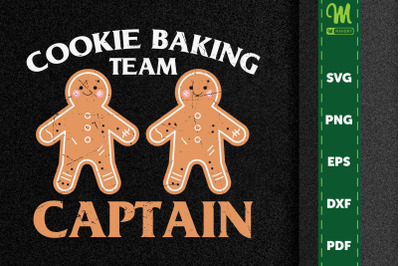 Cookie Baking Team Captain Gingerbread