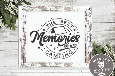 The best memories are made camping SVG EPS DXF PNG