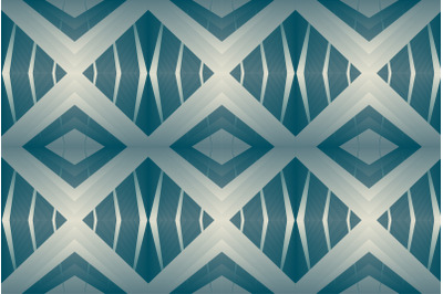 Geometric tile patchwork seamless pattern vector illustration Blue mon