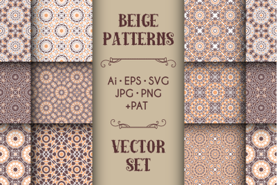 Beige Mosaic Patterns