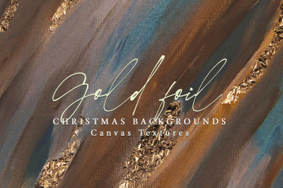 Christmas Gold Foil Backgrounds