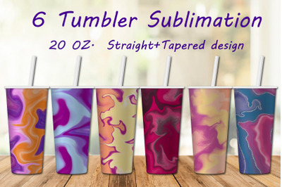 Tumbler Sublimation Marble,gold. 20 OZ. Tumbler skinny Wrap