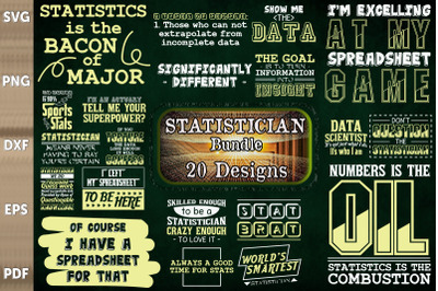 Statistician Bundle-20 Designs-210927