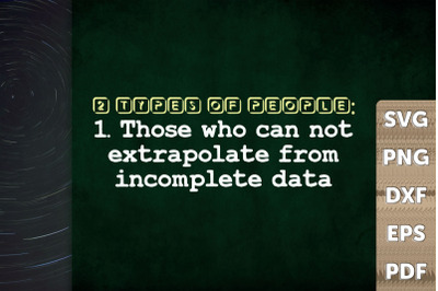 Can Not Extrapolate From Incomplete Data