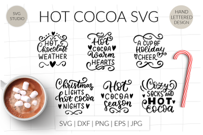 Hot cocoa svg bundle, hot cocoa quotes bundle, hot chocolate