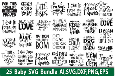 Baby SVG Bundle Vol 3