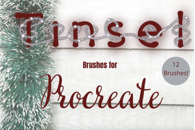 Tinsel Brushes for Procreate