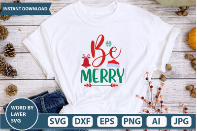 be merry svg cut file