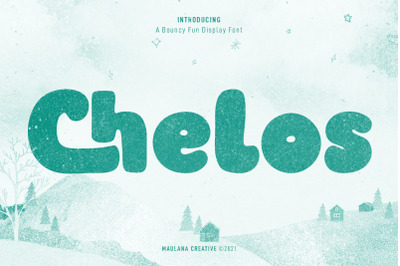 Chelos Bouncy Fun Display Font