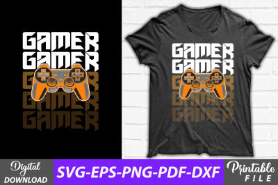 Gamer Video Gamer Vintage Retro Design