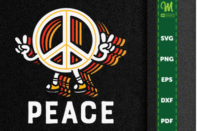 Funny Hippie Design Love Peace