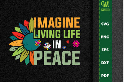 Hippie Imagines Living Life In Peace