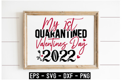 Pandemic valentine SVG Design