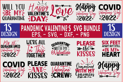 Pandemic valentine SVG Design