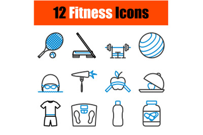 Fitness Icon Set