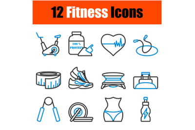 Fitness Icon Set