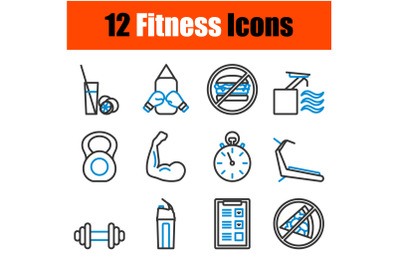 Fitness Icon Set