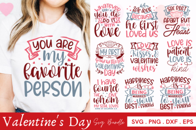 Valentine&#039;s day SVG Bundle