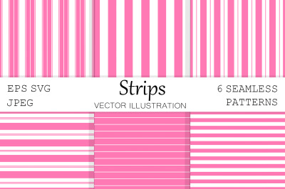 Pink strips pattern. Valentines Day strip pattern. Strip SVG