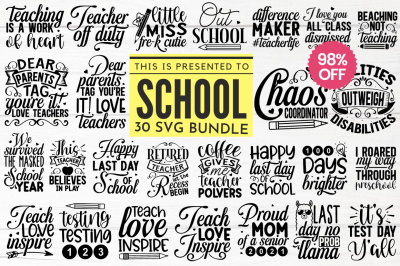 School SVG Bundle