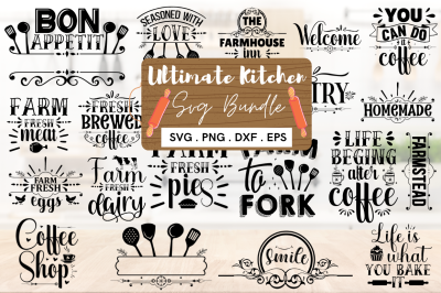 Ultimate Kitchen SVG Bundle