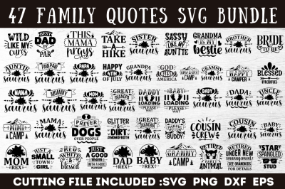 Family SVG Bundle