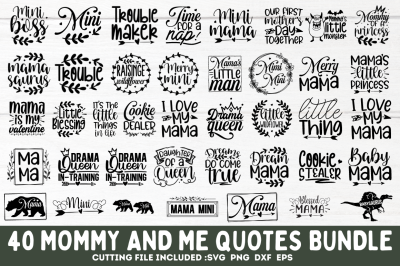 Mommy And Me SVG Bundle