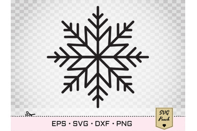 Snowflake svg, Winter decoration svg