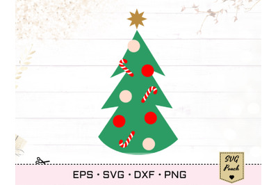 Christmas Tree SVG | Merry and Bright
