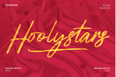 Hoolystars Marker Brush Script Font