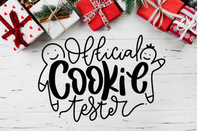 Official Cookie Tester SVG Funny Christmas