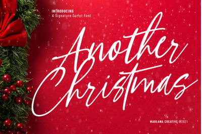 Another Christmas Script Font