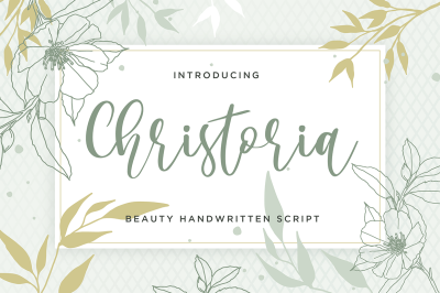 Christoria Beauty Handwritten Script