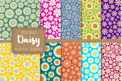 Summer Meadow Daisy Floral Country Patterns