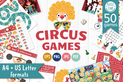 Circus games and activities for kids