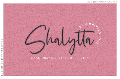 Shalytta - Hand Drawn Script Font