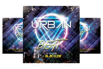 Urban Beat CD Cover Template