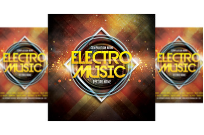 Music Party CD Cover Template