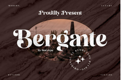 Bergante Typeface