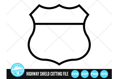 Highway Shield SVG | Route Marker Cut File | Highway Shield Cut File